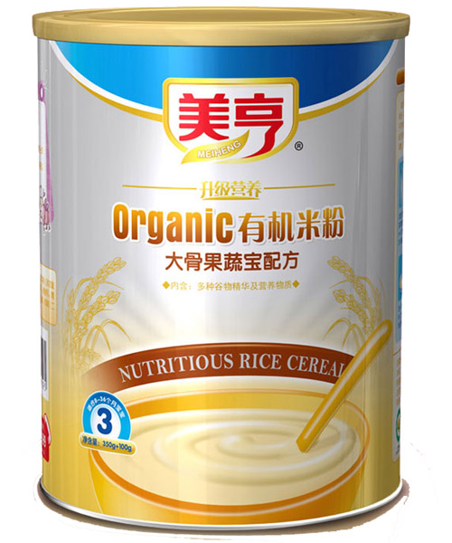 美亨聽(tīng)裝大骨果蔬有機(jī)米粉3段