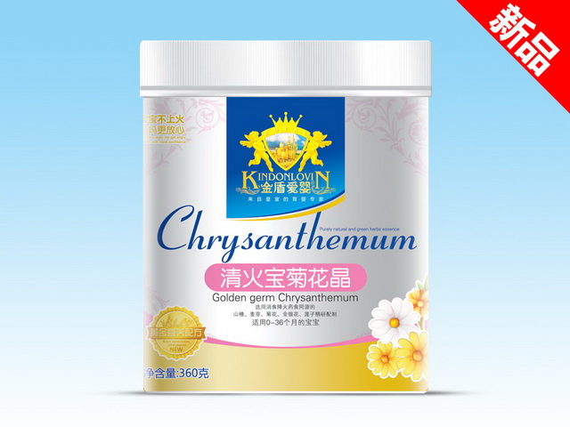 金盾愛嬰菊花晶桶裝-清火寶