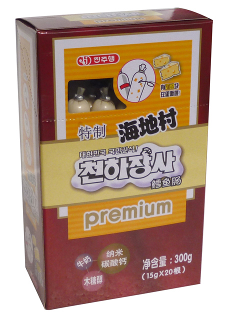 海地村特制鱈魚腸300g