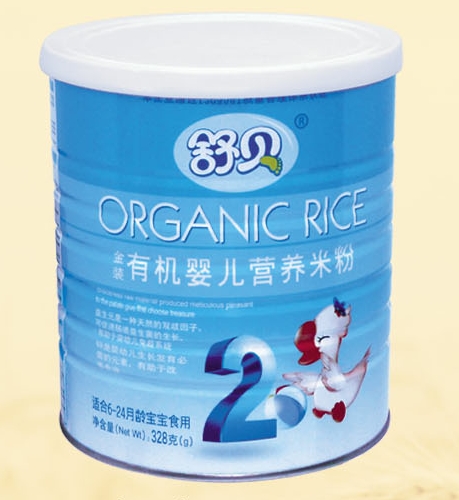 舒貝有機嬰兒營養(yǎng)米粉2段