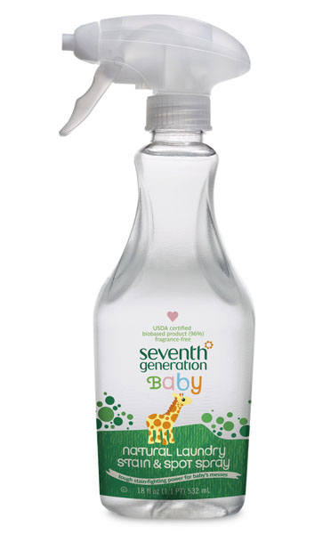 七世代清洗嬰兒衣物污漬噴霧劑