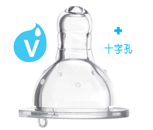 愛樂寶5優(yōu)仿真母乳標口奶嘴V
