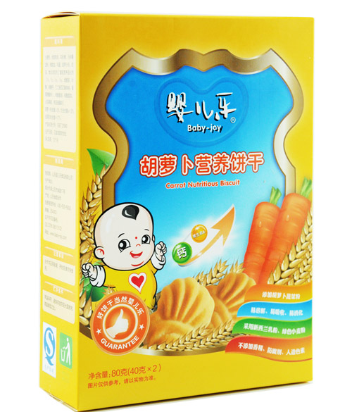 嬰兒樂胡蘿卜營養(yǎng)餅干