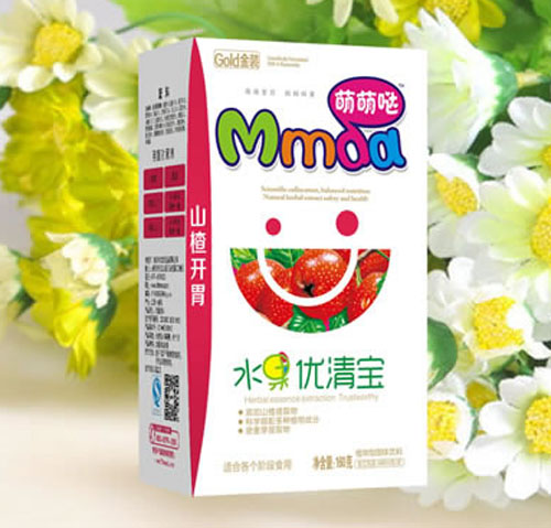萌萌噠160克盒裝山楂開(kāi)胃優(yōu)清寶