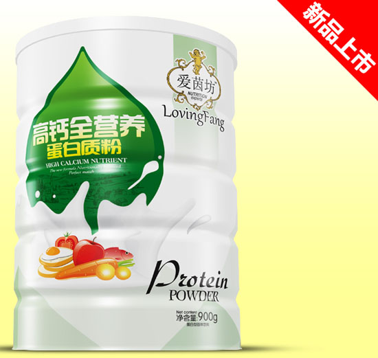 愛茵坊高鈣全營(yíng)養(yǎng)蛋白質(zhì)粉鐵聽900g