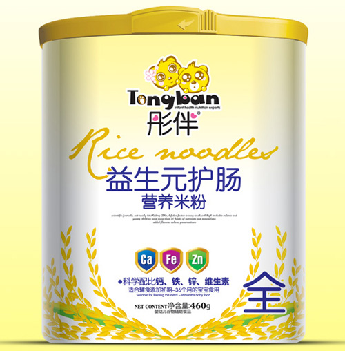 彤伴益生元護腸營養(yǎng)米粉桶裝全段