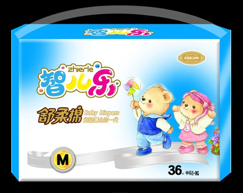 智兒樂舒柔棉嬰兒紙尿褲M碼