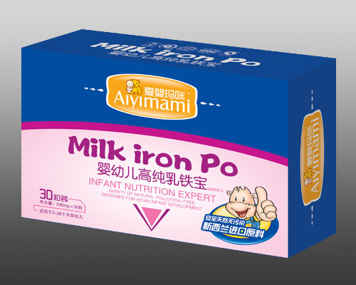 愛(ài)嬰瑪咪嬰幼兒高純?nèi)殍F寶30粒裝