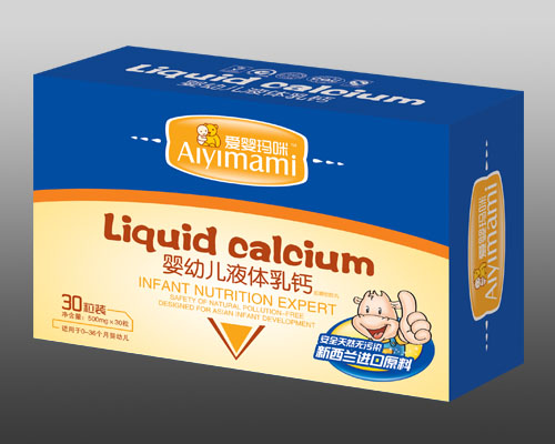 愛(ài)嬰瑪咪嬰幼兒液體乳鈣30粒裝