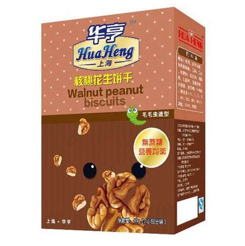 華亨核桃花生餅干(毛毛蟲(chóng)造型)