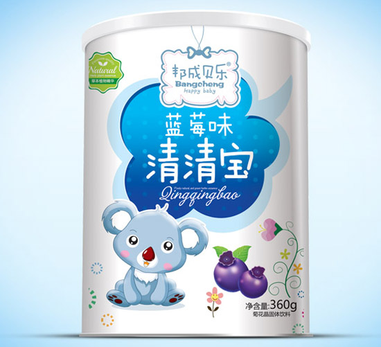 邦成貝樂(lè)清清寶紙聽藍(lán)莓味