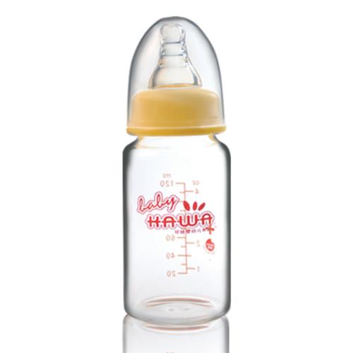 可娃標(biāo)準(zhǔn)口徑晶鉆玻璃奶瓶120ML