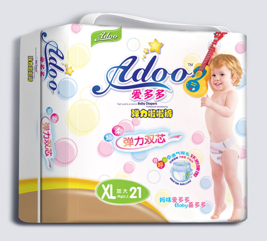 愛(ài)多多彈力雙芯彈力啦啦褲XL碼21片