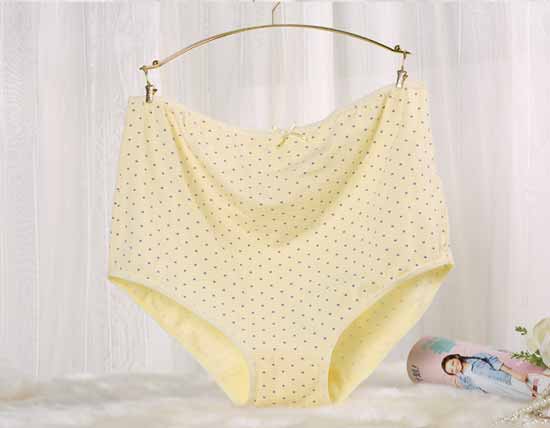 元曼零感輕盈515綿柔舒適內(nèi)褲(粉黃玉點)