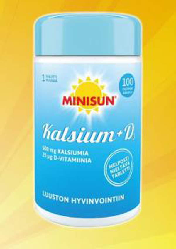 Minisun鈣+維生素D3咀嚼片