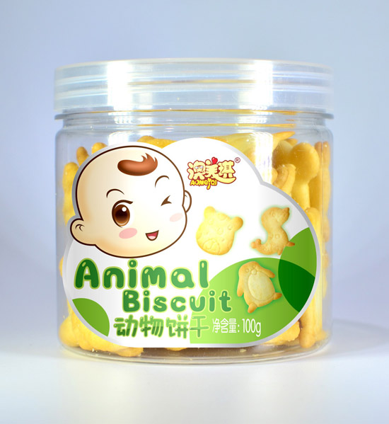 澳美琪動(dòng)物餅干椰子味