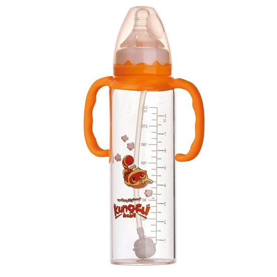 功夫寶貝晶鉆玻璃大奶瓶