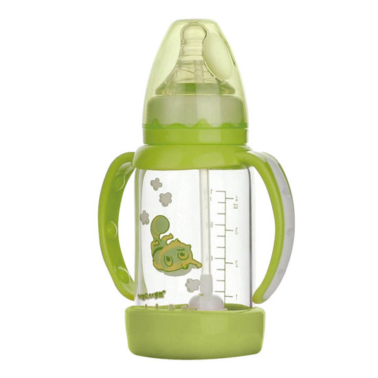 功夫?qū)氊惥с@玻璃防摔小奶瓶