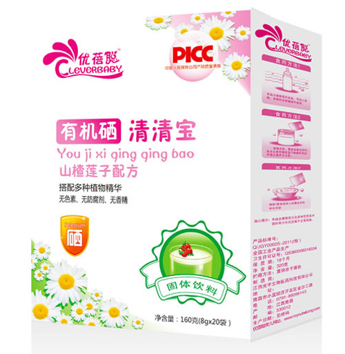 優(yōu)蓓聰山楂蓮子配方有機硒清清寶