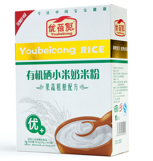 優(yōu)蓓聰有機硒小米奶米粉(果蔬粗糧)