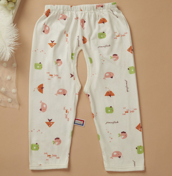 金色小魚(yú)蘆薈纖維單面小魚(yú)開(kāi)檔褲