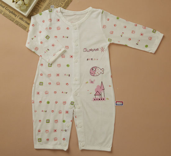 金色小魚麻塞爾纖維單面小魚哈衣