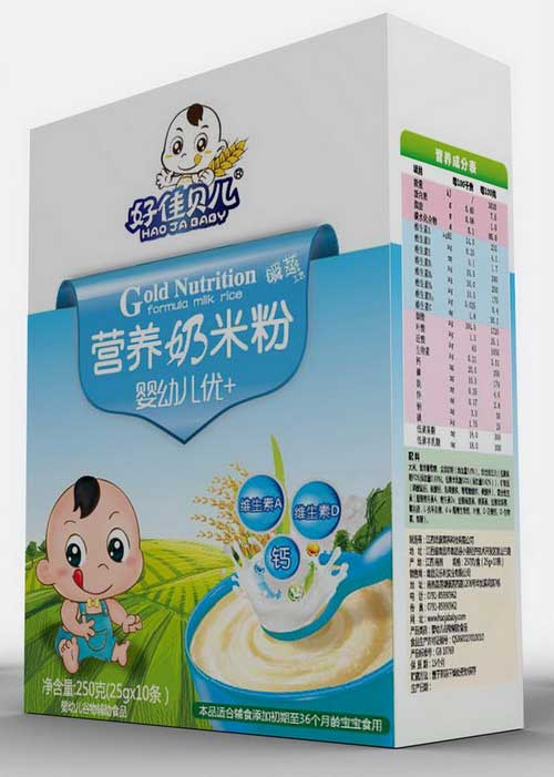 好佳貝兒嬰幼兒優(yōu)+盒裝營養(yǎng)奶米粉