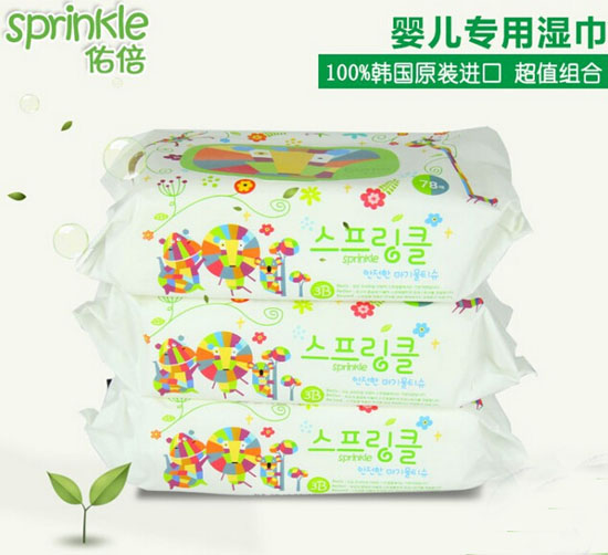 佑倍韓國進口嬰兒濕巾超值組合裝