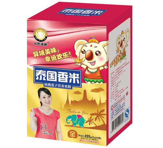 牧野漁趣核桃蓮子營(yíng)養(yǎng)米粉盒裝