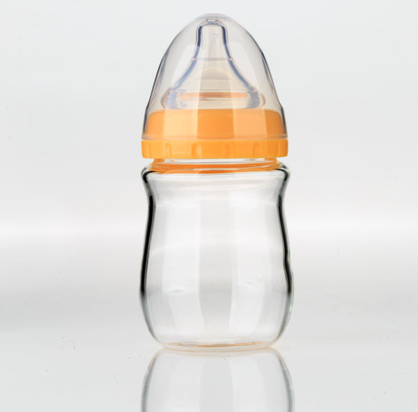 諾親玻璃奶瓶 黃色