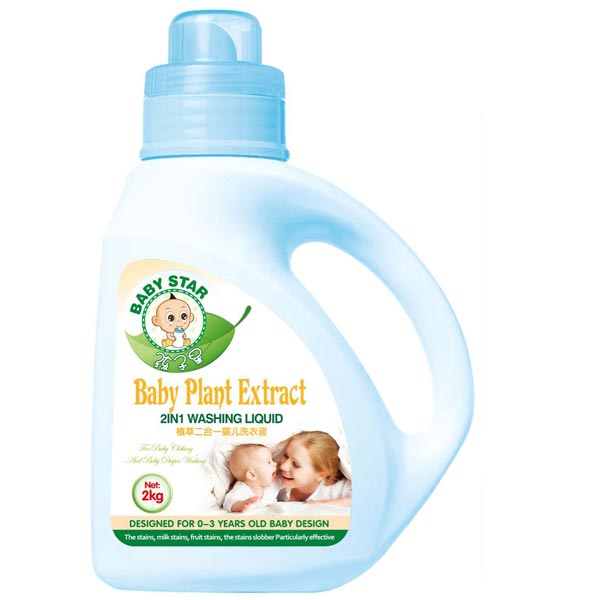 孩子星植萃二合一嬰兒洗衣液
