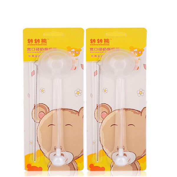 轉(zhuǎn)轉(zhuǎn)熊寬口徑PP奶瓶大口徑硅膠奶瓶自動(dòng)吸管組
