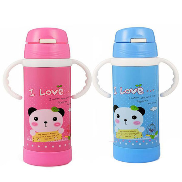 轉(zhuǎn)轉(zhuǎn)熊兒童不銹鋼保溫杯420ml