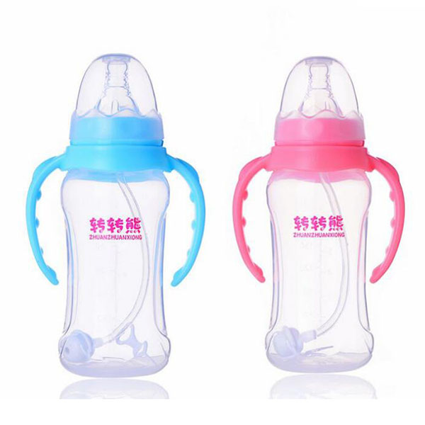 轉(zhuǎn)轉(zhuǎn)熊高級有柄自動(dòng)PP奶瓶210ml