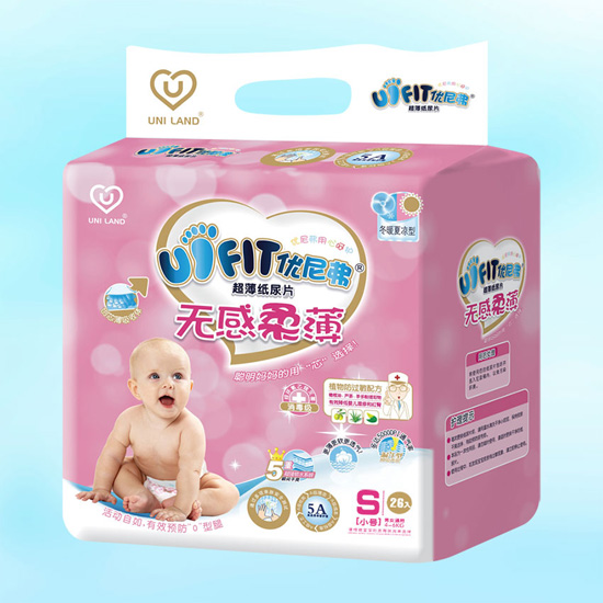 優(yōu)尼弗無(wú)感柔薄嬰兒紙尿片S碼26入