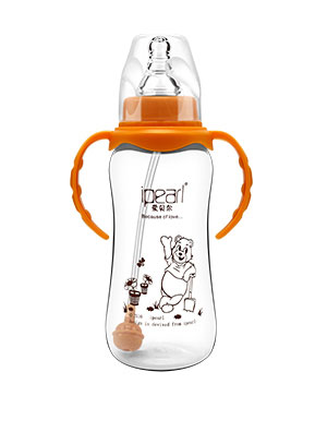 愛貝爾葫蘆型單色全自動奶瓶300ML