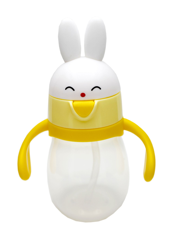 親恩吸管杯黃色兔子