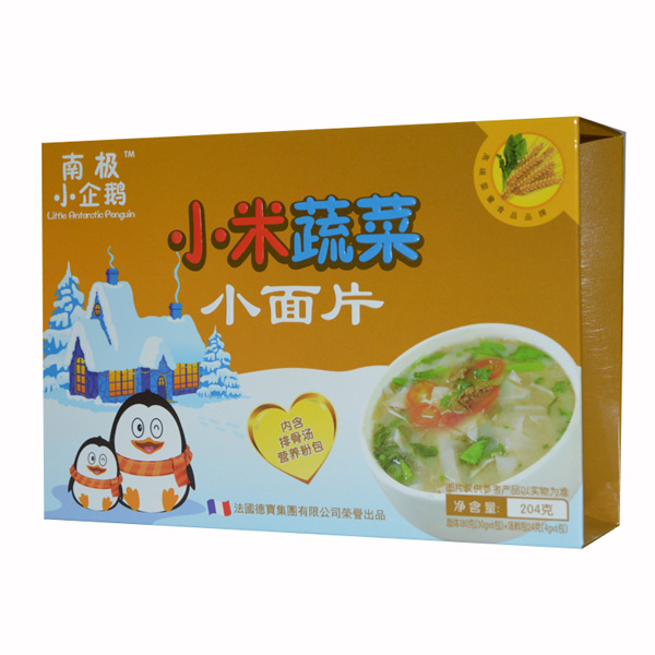 南極小企鵝小米蔬菜小面片橫盒204g.jpg 南極小企鵝小米蔬菜小面片橫盒204g.jpg