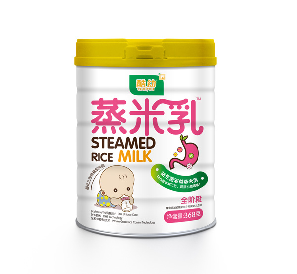 酷幼益生菌雙益蒸米乳