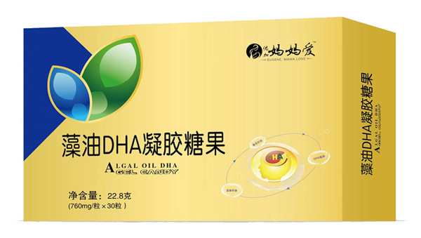 媽媽愛藻油DHA凝膠糖果 盒裝
