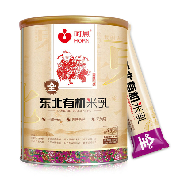 呵恩東北有機米乳-西蘭花獼猴桃