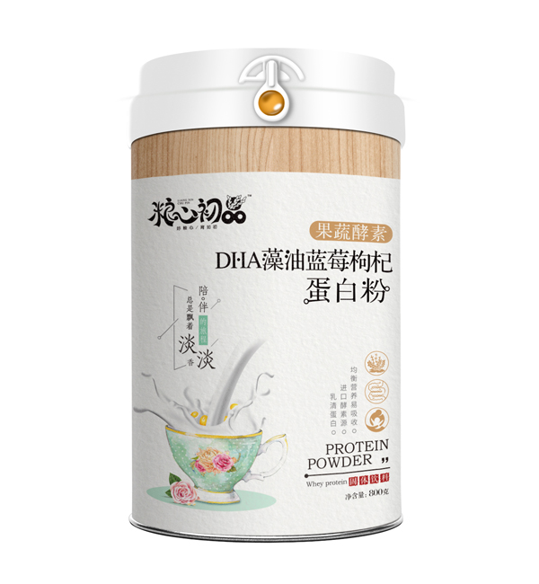 糧心初品DHA藻油藍(lán)莓枸杞蛋白粉