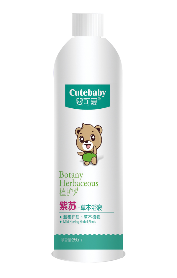 嬰可愛紫蘇草本浴液