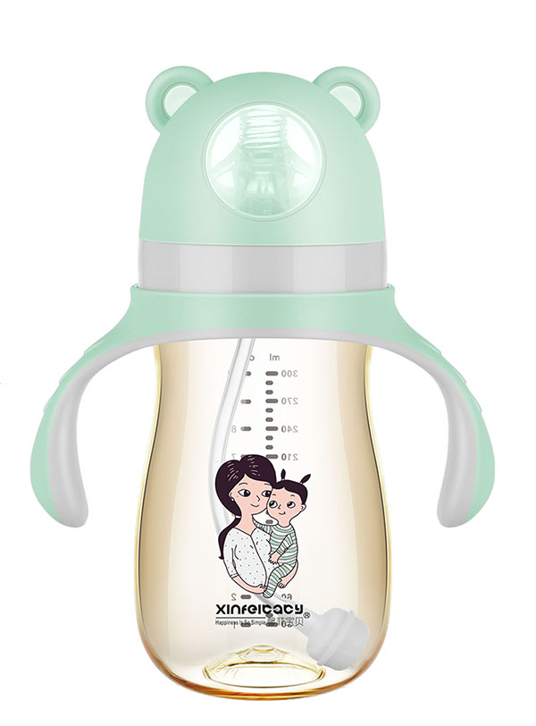馨菲寶貝超寬口徑PPSU奶瓶300ml綠色.jpg