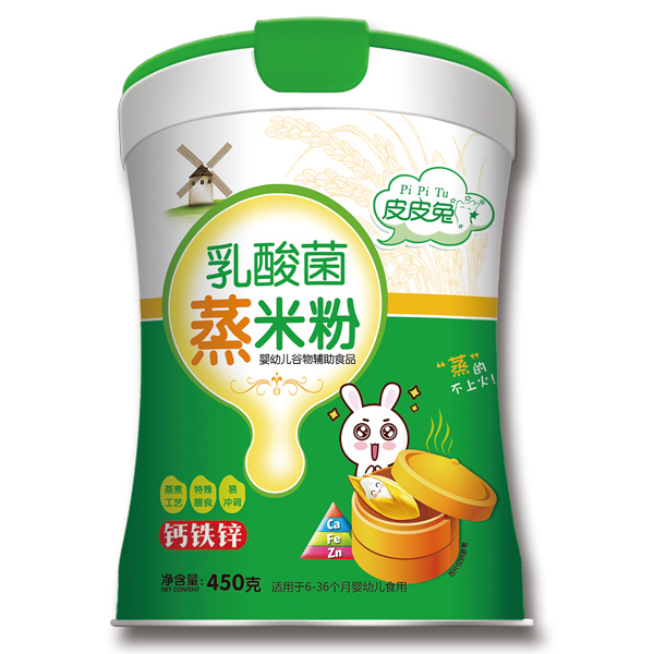 皮皮兔乳酸菌蒸米粉-鈣鐵鋅