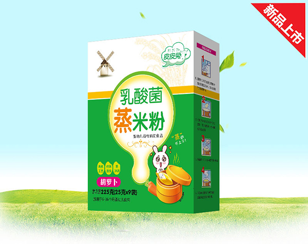 皮皮兔乳酸菌蒸米粉-胡蘿卜