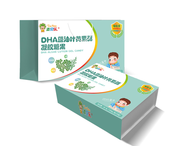 添貝樂(lè)DHA藻油葉黃素脂凝膠糖果1