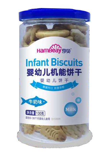 亨貝嬰幼兒機(jī)能餅干-牛奶味