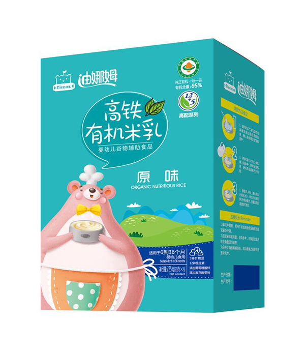 迪娜姆高鐵有機(jī)米乳盒裝 原味