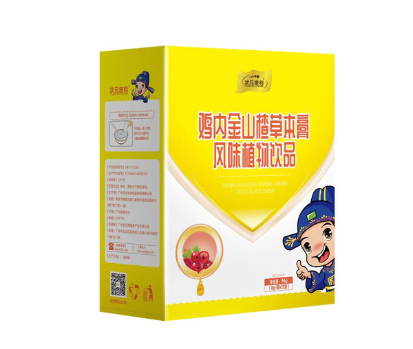 狀元搭檔雞內金山楂草本膏風味植物飲品豎盒